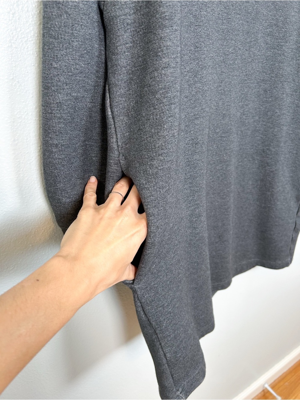 COS Dark Grey Crewneck Sweater Dress - Picture 5 of 8